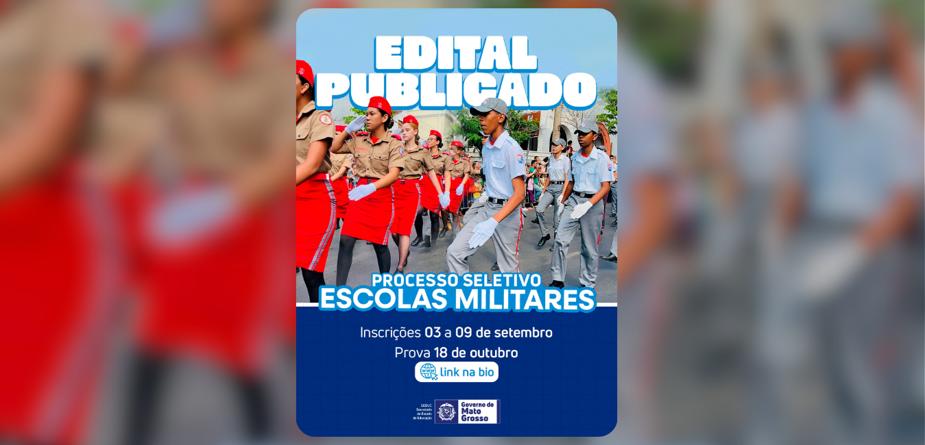 Edital Publicado - Escolas Militares